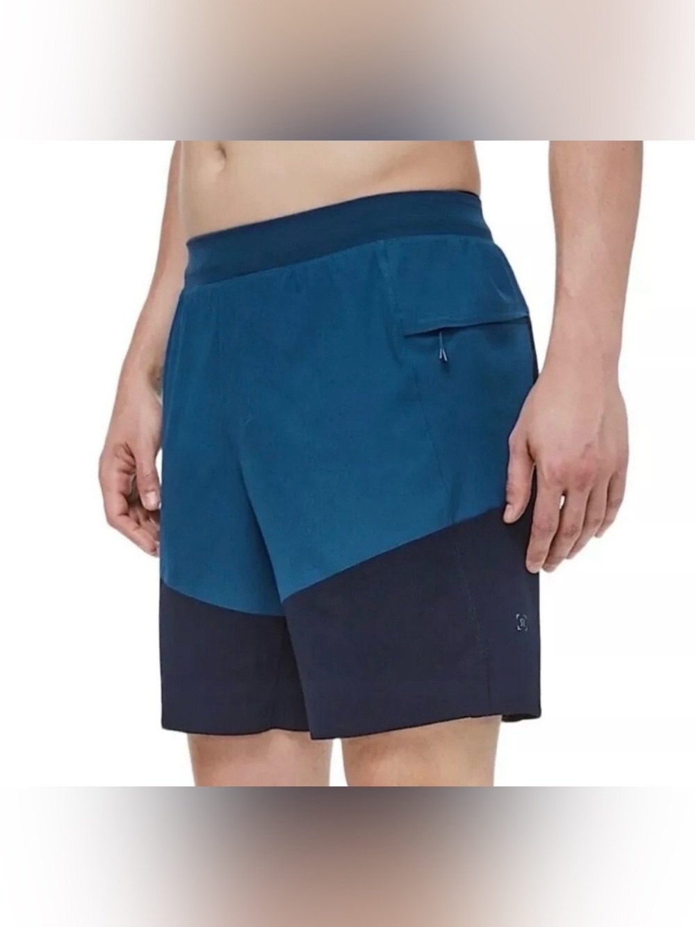 Lululemon Namaste at the Beach Shorts 8" Blue Size Small NWOT (#432)